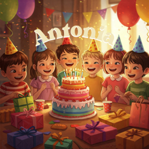 Feliz cumpleaños Antonia
