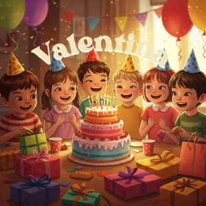 Feliz cumpleaños Valentina
